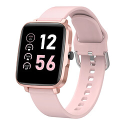 Universal Montres intelligentes Hommes Femmes Full Touch Fitness Tracker Tension artérielle Montre de fréquence cardiaque (rose)