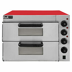 Avis Monstershop KuKoo Four Electrique de Pizza 40cm à Double Pont