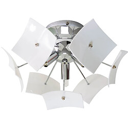 Plafonnier luminaire blanc 3 lampes ou Applique murale ou plafond interieur