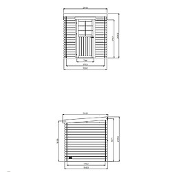 Solid Abri de Jardin Maisonnette Chalet de Jardin Passau