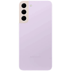 Cache Batterie Samsung Galaxy S22 Originale Samsung violet avec lentille