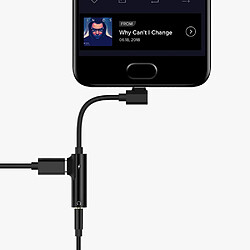 GUPBOO Adaptateur USB-C + charge JACK 3.5 + écouteur AUX,JL37