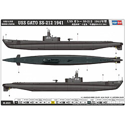 Acheter Hobby Boss Maquette Sous-marins Uss Gato Ss-212 1941