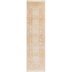 Vidal Tapis de couloir en laine 295x81 brun Darya