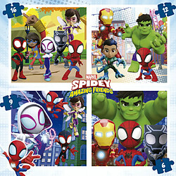 Avis Educa Borras Puzzles malette progressif spidey 6-9-12-16 pieces