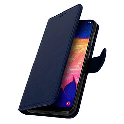 Avizar Housse Samsung Galaxy A10 Étui Portefeuille Support Stand Bleu nuit