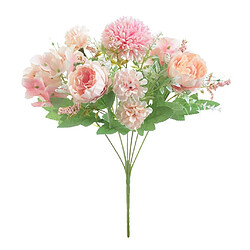 7 Tête Faux Pivoine Fleur Artificielle Fleur De Mariage Décoration De Mariage Rose Clair