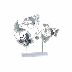 Figurine Décorative DKD Home Decor Gris Métal (61 x 8.3 x 54 cm)