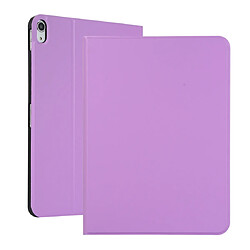 Wewoo Coque Souple Étui de protection en TPU Universal Spring Texture pour iPad Pro 11 pouces 2018 avec support Violet