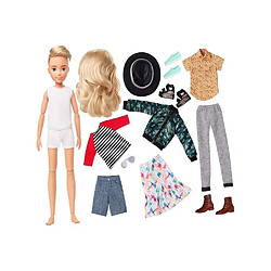 Mattel CREATABLE WORLD Kit complet cheveux blonds ondulés - GGT67 - Poupée Mannequin - 6 ans et +