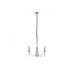 Interiors 1900 Suspension 3 ampoules Stanford, nickel