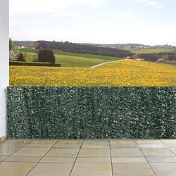 Mendler Brise-vue de balcon N77, brise-vent ~ 300x100cm sapin foncé