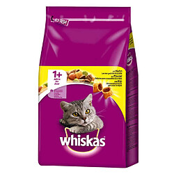 Whiskas - Croquettes +1 au Poulet pour Chat - 7Kg