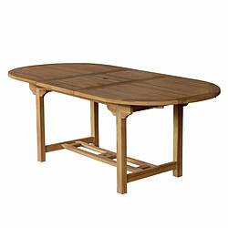 BigBuy Garden Table de Salle à Manger Kayla Teck 180 x 100 x 75 cm