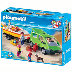 Playmobil® City Life - Voiture familiale avec remorque porte-bateaux