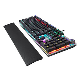 Acheter Aula F2058 KRGD clavier de jeu à clé mécanique câble USB EN/RUS RGB Led gris