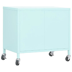 Acheter vidaXL Armoire de rangement Menthe 60x35x56 cm Acier