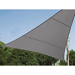 Perel Voile Solaire Perméable - Triangle - 3.6 X 3.6 X 3.6 M - Couleur: Anthracite