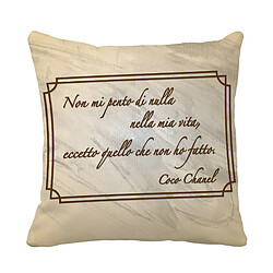 Alter Coussin avec impression numérique, 100% Made in Italy, Coussin de canapé décoratif, amovible et lavable, modèle Prudencia, 40x40x5 cm