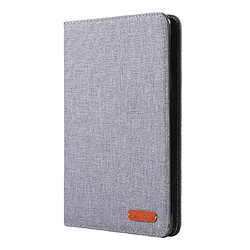 Wewoo Housse Étui Coque Pour iPad Mini 4/3/2/1 en cuir PU avec support et fentes cartes gris