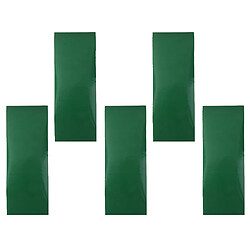 Lot de 5pcs Patch Pièce Etanche Adhésif Réparation de Tente de Camping en Plein Air - Vert