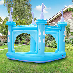 Acheter Château gonflable air de jeux aquatique piscine pour enfant avec arroseurs et pompe bleu Teamson Kids TK-48271B