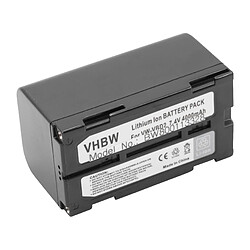 vhbw Li-Ion Batterie 4000mAh (7.4V) pour caméra vidéo, caméscope Hitachi VM-H855LA, VM-H955LA comme VW-VBD1