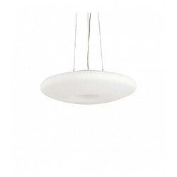 Ideal Lux Suspension Blanche GLORY 3 ampoules Diamètre 20 Cm