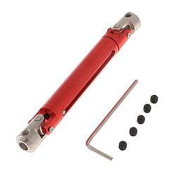 Arbre de transmission de 100-150mm en métal pour chenilles rc scx-10 d90 hsp 94180 rouge