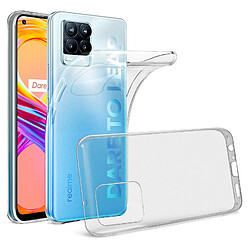 Avizar Coque Realme 8 Pro et 8 Silicone Souple Ultra-Fin Transparent