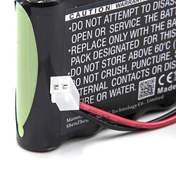 vhbw NiMHbatterie 2000mAh (7.2V) pour dispositif para-médical électrostimulateur musculaire Globus Premium 200, remplace BATT/110466, 120466.