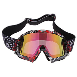 Lunettes de surf des neiges de motoneige de motoneige de course UV Protector Eyewear Coloré