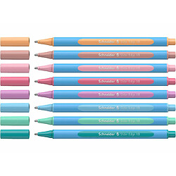 Schneider Slider Edge Pastell XB Stylo à bille (pointe triangulaire avec largeur de trait XB) 8 Stück pastel