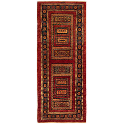 Vidal Tapis de couloir en laine 205x83 rouge Kashkuli