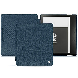 Housse cuir Amazon Kindle Oasis (2019) - Rabat horizontal - Indigo ( Pantone #1f4565 ) - NOREVE