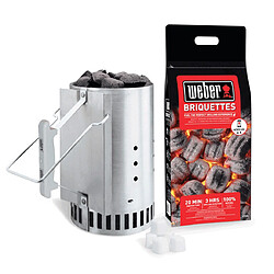 Kit cheminée d'allumage pour barbecue charbon - 17631 - WEBER