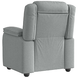 Acheter vidaXL Fauteuil inclinable Gris clair Tissu