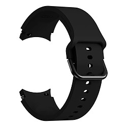 Bracelet en silicone couleur noir pour votre Samsung Galaxy Watch4 40mm/Watch4 44mm