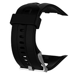 Wewoo Bracelet pour montre connectée Dragonne Sport en silicone Garmin Forerunner 10/15 Noir