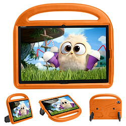 Coque en TPU style moineau EVA antichoc avec béquille orange pour votre Huawei MediaPad M5 10 (10.8 )/MediaPad M6 10.8 pouces