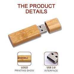 Wewoo Clé USB USB en bois Creative Drive MicroDrive 16 Go USB 2.0 pas cher