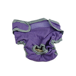 Femelle Animal Chien Chiot Physiologique Pantalon Sanitaire Couche Sous-vêtements Xs Violet