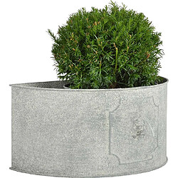 Acheter Esschert Design Pot de fleurs demi-rond Lion (Lot de 2).