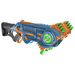 Hasbro Fusil Blaster Elite 2.0 Flipshots Flip 32 Canons Pivotants avec 32 Fléchettes Bleu