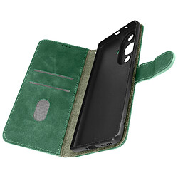 Avizar Étui pour Huawei Nova 11 Pro Clapet Portefeuille Fonction Stand Sleek Cover Vert