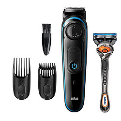 Tondeuse à barbe/cheveux rechargeable noir - bt3240 - BRAUN