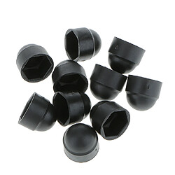 20 Pièces M8 13x15mm Noir Dôme Boulon écrou Protection Capuchons pour Vis Hexagonales pas cher