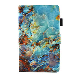 Wewoo Housse Étui vert pour Samsung Galaxy Tab A 8.0 / T380 & T385 Marbre Motif Horizontal en cuir avec support et fentes cartes