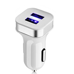 Acheter Wewoo Chargeur XPower G5 Universal Car Dual USB rapide 2 ports USB DC12-24V 3.6A Blanc