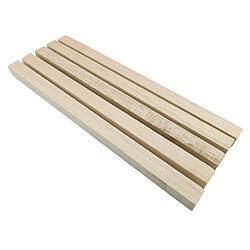 5pcs 13in Longues Bandes De Bois Bâtons De Bois Table De Sable Bricolage Décor Artisanat 5x5mm pas cher